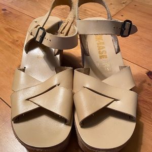 Tan Kork-ease Wedges